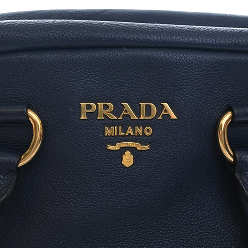 Pre-Loved Prada Vitello Phenix Bauletto Satchel - Picture 10 of 12